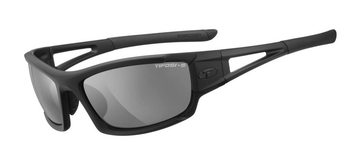 TIFOSI Tactical Eyewear Dolomite 2.0 in Matte Black, Smoke / HC Red / Clear