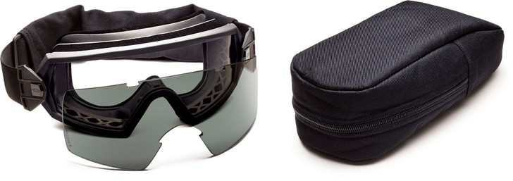 Smith Optics OUTSIDE THE WIRE ASIAN FIT in BLACK with CLEAR, GRAY Lenses (FIELD KIT)