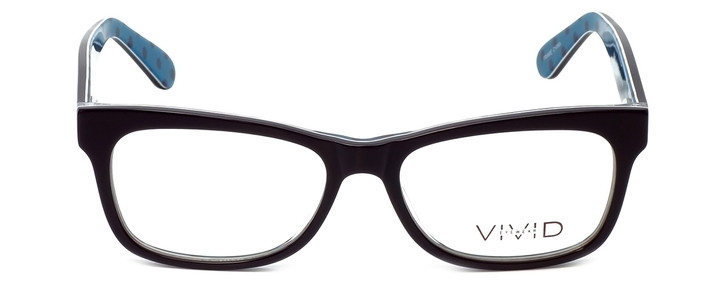 Calabria Viv Designer Eyeglasses 870 in Purple-Blue 55mm :: Progressive