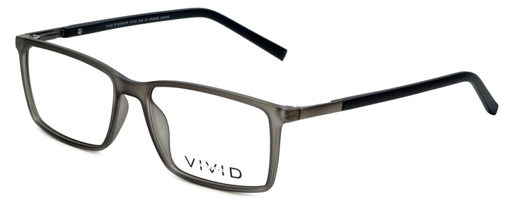 Calabria Viv Designer Eyeglasses 239 in Grey-Black 53mm :: Rx Bi-Focal