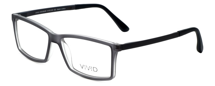 Calabria Viv Designer Eyeglasses 243 in Grey 53mm :: Rx Bi-Focal