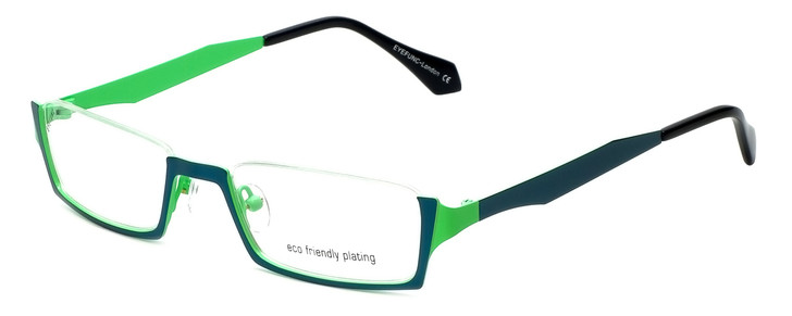 Eyefunc Designer Eyeglasses 530-72 in Teal & Green 50mm :: Rx Single Vision