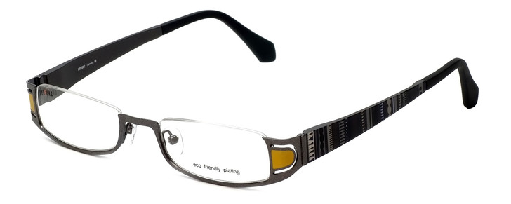 Eyefunc Designer Reading Glasses 327-54-50 mm Yellow Glitter Grey Granite Mosaic