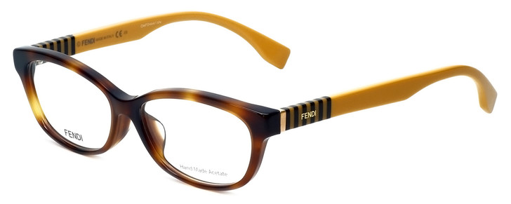 Fendi Designer Eyeglasses FF0072F-7TA in Havana 53mm :: Custom Left & Right Lens