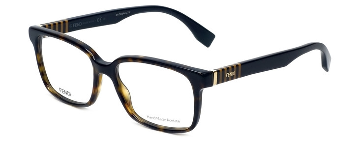 Fendi Designer Eyeglasses FF0056-MPY in Dark Havana 53mm :: Rx Single Vision