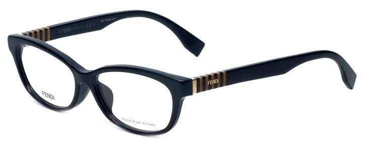 Fendi Designer Eyeglasses FF0072F-7SY in Black 53mm :: Rx Bi-Focal