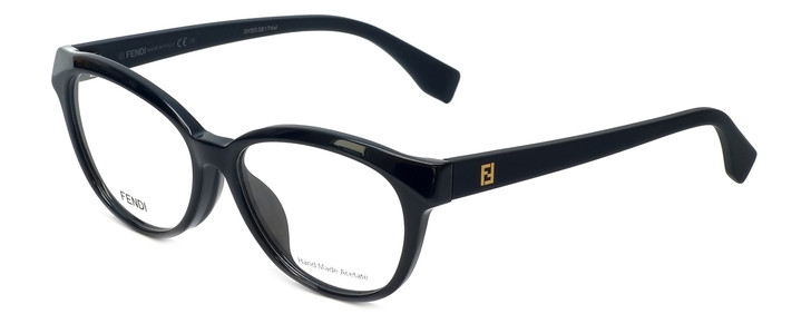 Fendi Designer Reading Glasses FF0044F-64H in Black 53mm
