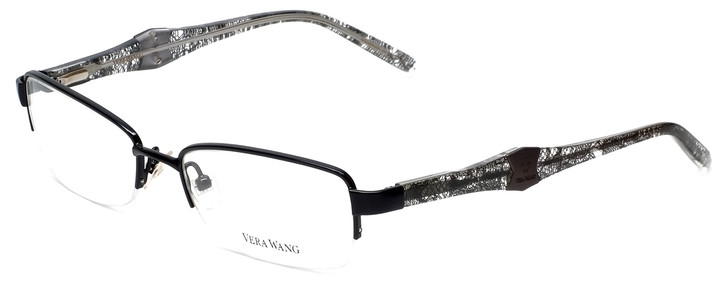 Vera Wang Designer Eyeglasses V327 in Black 50mm :: Custom Left & Right Lens