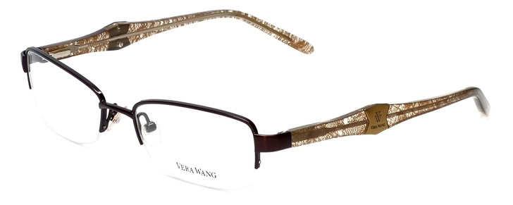 Vera Wang Designer Eyeglasses V327 in Brown 50mm :: Rx Single Vision