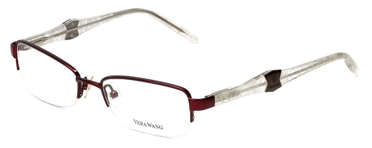 Vera Wang Designer Eyeglasses V327 in Burgundy 50mm :: Rx Bi-Focal