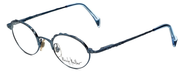 Nicole Miller Designer Eyeglasses 1257 Ozone in Antique Blue 49mm :: Rx Single Vision