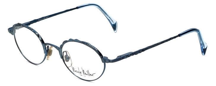 Nicole Miller Designer Eyeglasses 1257 Ozone in Antique Blue 49mm :: Progressive