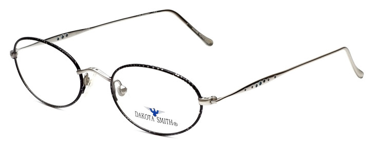 Dakota Smith Designer Eyeglasses Chameleon DS1382-1002 in Black 49mm :: Custom Left & Right Lens