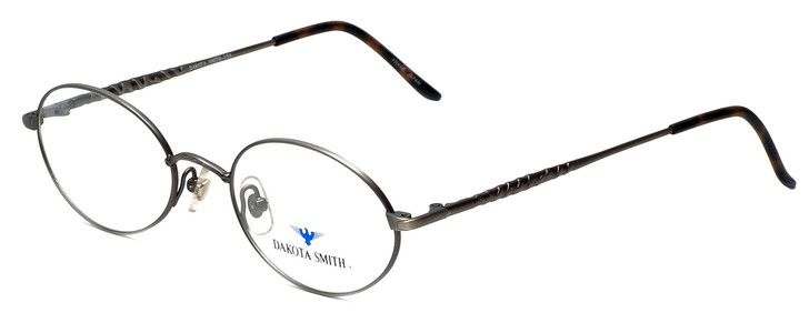 Dakota Smith Designer Eyeglasses Artville DS0910-1009 in Antique Pewter 49mm :: Progressive