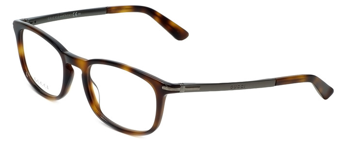 Gucci Designer Eyeglasses GG1112-8E2 in Havana 52mm :: Rx Single Vision