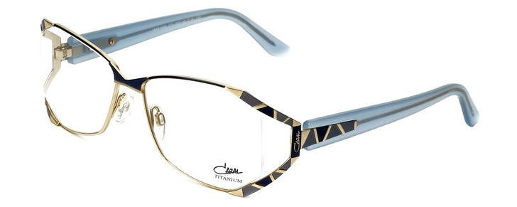 Cazal Designer Eyeglasses 1098-002 in Gold-Blue 55mm :: Rx Bi-Focal