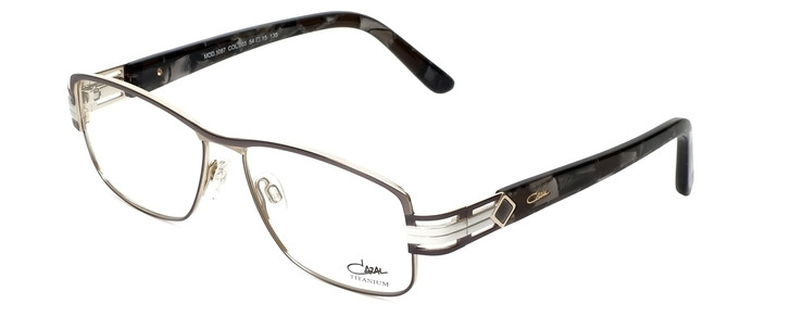 Cazal Designer Reading Glasses 1087-003 in Silver-Gunmetal 54mm