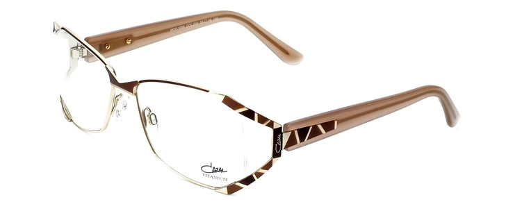 Cazal Designer Reading Glasses 1098-004 in Gold-Brown 55mm