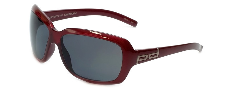Porsche Designer Sunglasses P8521-C in Red with Grey Lens