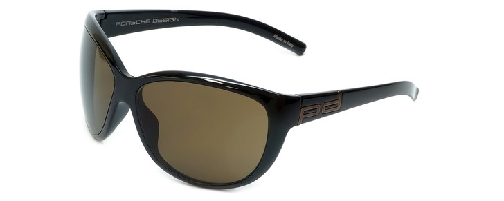 Porsche Designer Sunglasses P8524-A in Black with Brown Lens