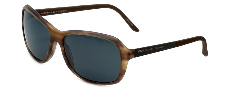 Porsche Designer Sunglasses P8558-B In Brown-Striped With Gray Lens