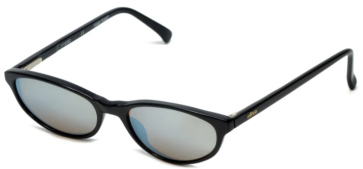 REVO Designer Reading Glasses 1119-062 in Black with Silver Mirror Lens