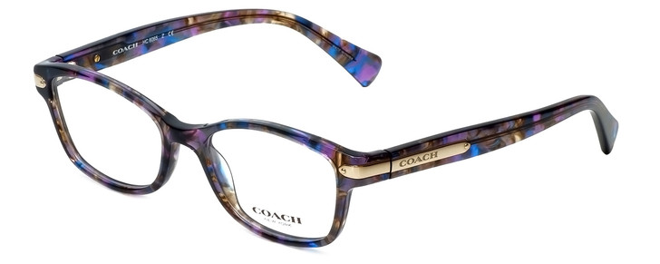 Coach Designer Eyeglasses HC6065-5288 in Confetti Purple 49mm :: Progressive