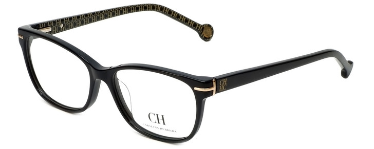 Carolina Herrera Designer Eyeglasses VHE635K-700K in Black 53mm :: Custom Left & Right Lens