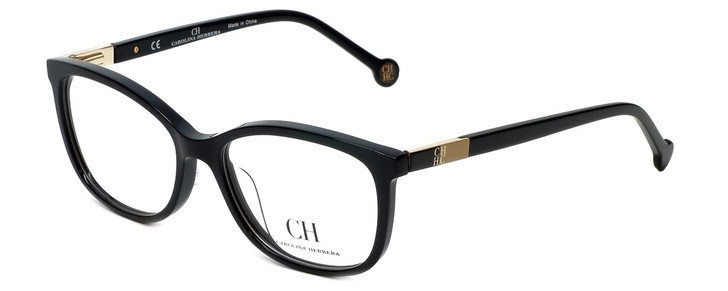 Carolina Herrera Designer Eyeglasses VHE674K-700Y in Black 53mm :: Custom Left & Right Lens