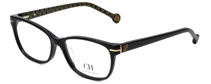 Carolina Herrera Designer Eyeglasses VHE635K-700K in Black 53mm :: Rx Single Vision