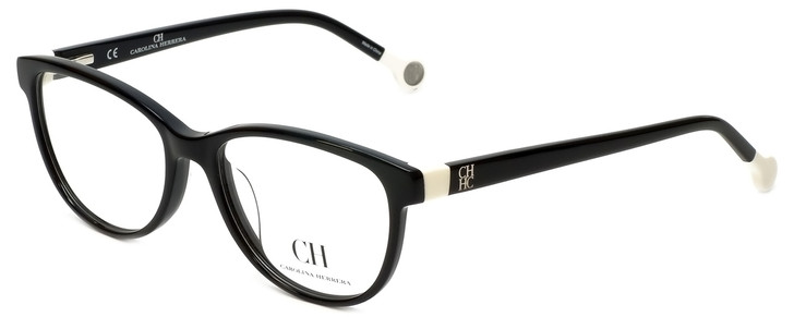 Carolina Herrera Designer Eyeglasses VHE678K-0700 in Black 52mm :: Rx Single Vision