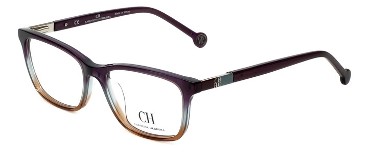 Carolina Herrera Designer Eyeglasses VHE673K-0D78 in Purple-Fade 53mm :: Progressive