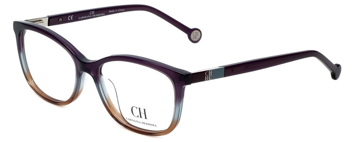 Carolina Herrera Designer Eyeglasses VHE674K-0D78 in Purple-Fade 53mm :: Rx Bi-Focal