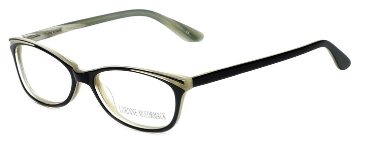 Corinne McCormack Designer Eyeglasses West End in Black 52mm :: Rx Single Vision