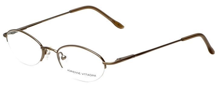 Adrienne Vittadini Designer Eyeglasses AV6008-112 in Gold 47mm :: Custom Left & Right Lens