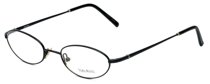 Vera Wang Designer Eyeglasses V112 in Black 50mm :: Custom Left & Right Lens