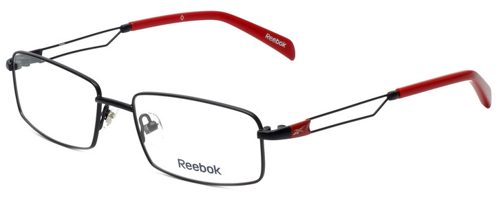 Reebok Designer Eyeglasses R2021-BLK in Black 54mm :: Progressive