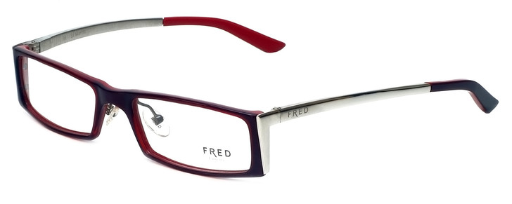 Fred Lunettes Designer Reading Glasses St. Moritz C1-001 in Red 52mm