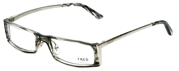 Fred Lunettes Designer Reading Glasses St. Moritz C1-002 in Grey-Marble 52mm