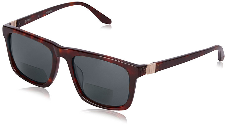 Spine Optics Polarized Bi-Focal Reading Sunglasses SP3004-104 in Tortoise