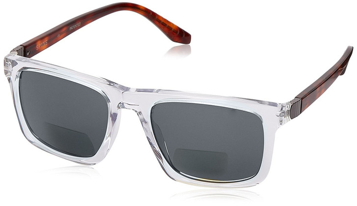 Spine Optics Polarized Bi-Focal Reading Sunglasses SP3004-800 in Crystal Tortois