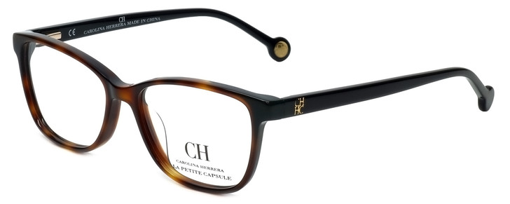 Carolina Herrera Designer Eyeglasses VHE719K-0752 in Tortoise 50mm :: Rx Single Vision