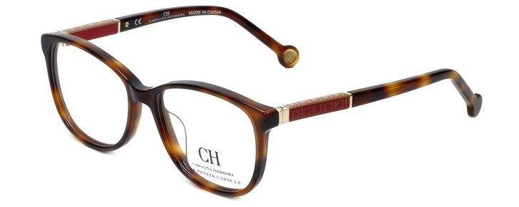 Carolina Herrera Designer Eyeglasses VHE734K-752Y in Tortoise 50mm :: Rx Single Vision