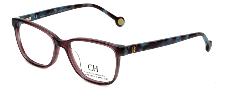 Carolina Herrera Designer Reading Glasses VHE719K-0W48 in Purple 50mm
