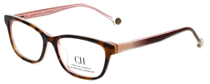 Carolina Herrera Designer Reading Glasses VHE725K-OV35 in Tortoise 50mm