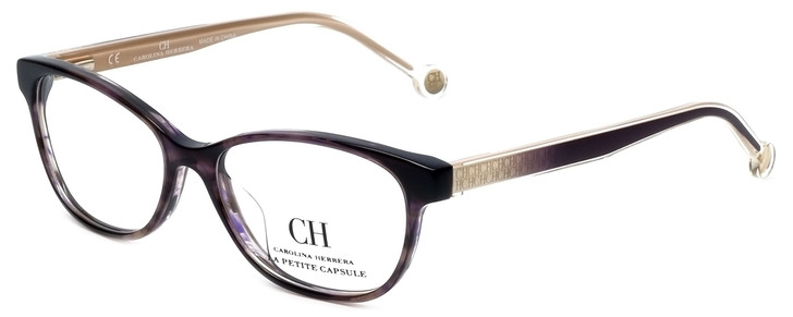 Carolina Herrera Designer Reading Glasses VHE726K-OP82 in Purple 50mm