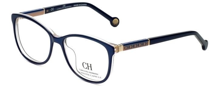 Carolina Herrera Designer Reading Glasses VHE734K-09MF in Blue 50mm