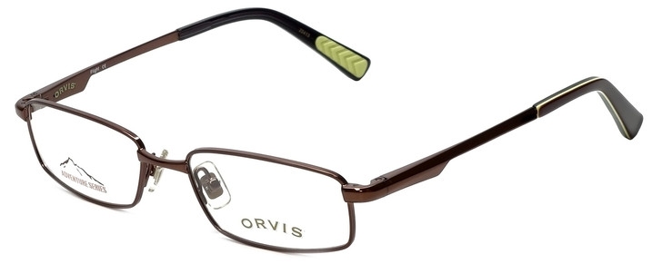 Orvis Designer Eyeglasses Flight in Brown-Green 50mm :: Custom Left & Right Lens