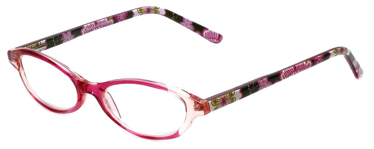 Vera Bradley Designer Eyeglasses Suzanne-OPK in Olivia-Pink 49mm :: Progressive