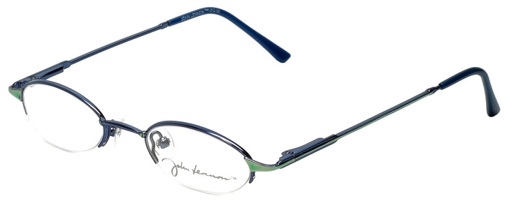 John Lennon Designer Eyeglasses JL249NF-056 (Small Fit) in Blue-Green 46mm :: Custom Left & Right Lens